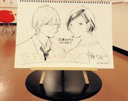 中陸なか先生 月を目指す 星になる 上下巻同時リリース記念 夜空をたゆたう月と星 マンガ展 中陸なか先生 月を目指す 星になる 上下巻同時リリース記念 夜空をたゆたう月と星 マンガ展