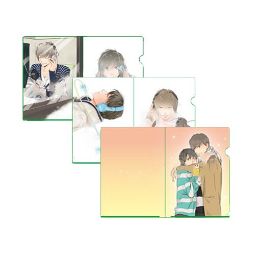 A4判クリアファイル[3枚セット]／ラフペーパー封入
