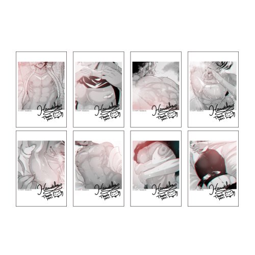 超秘蔵！雄っぱいチェキ：ブラインド全8種