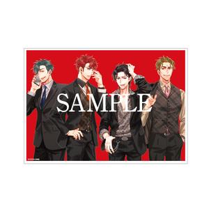 【数量限定・直筆サイン入】サガミワカ「くちづけは嘘の味」/A4判アクリルプレート