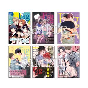 歴代『Fig』カバーイラストカード／全6種セット〈Fig創刊50号記念展〉