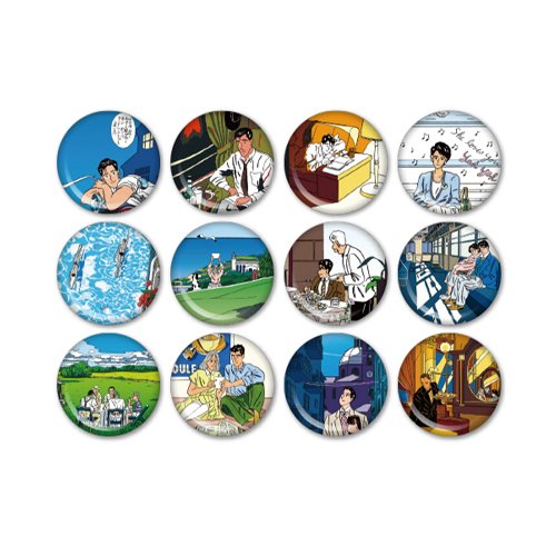 缶バッジガチャ：全12種