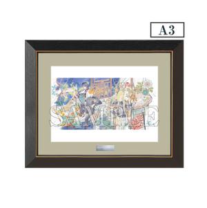 【受注生産・直筆サイン入】A3高精細複製原画〈杉浦志保記念展〉