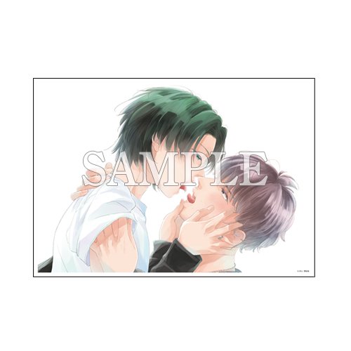 【数量限定・直筆サイン入】ぴい「キスだけで結構です。」／A4判アクリルプレート〈ほくろ展〉