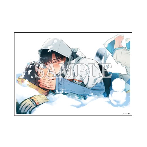 【数量限定・直筆サイン入】Pポイント「雪解けちゅ。」／A4判アクリルプレート
