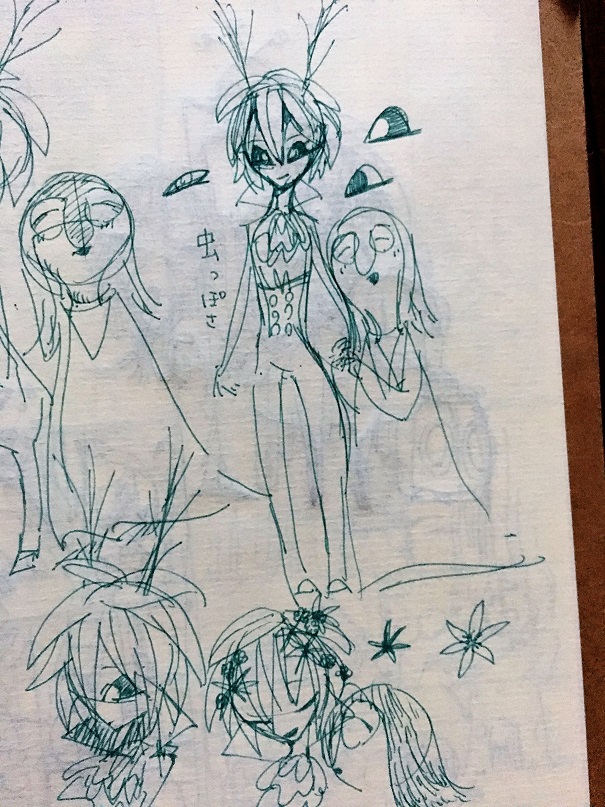 紀ノ目先生のキャラクターラフより その3