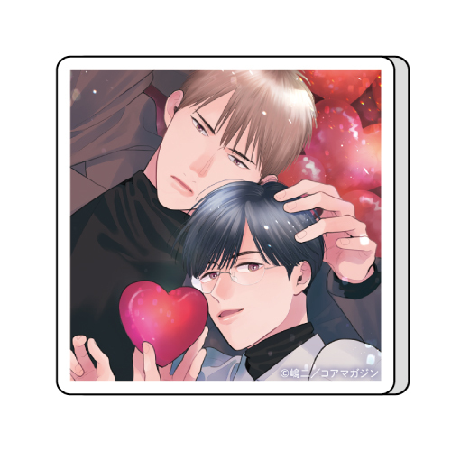 マンガチャ B賞：アクリルブロック／4：ほかさく(等身)