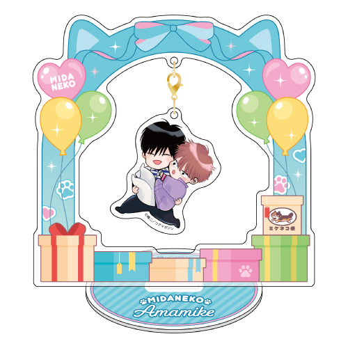 マンガチャ A賞：ゆらゆらアクリルスタンド／1：あまみけ