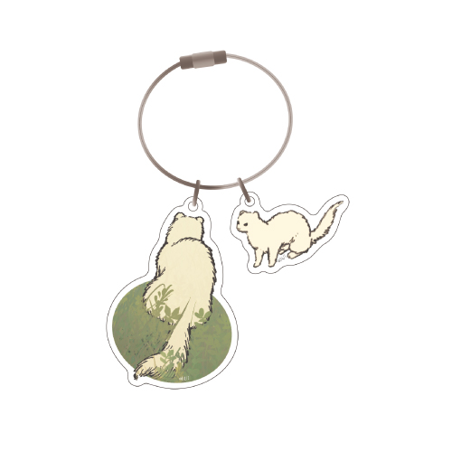 [申込期間：2026年4月19日迄]2連アクリルキーホルダー／藤万〈『お前、タヌキにならねーか？』 :Enchanting You ～お前、魔法にかからねーか？～〉