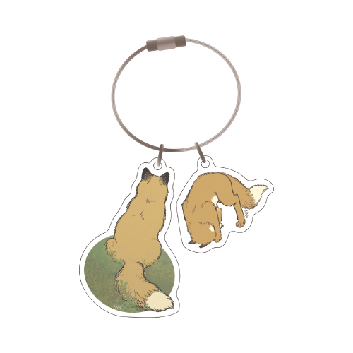 [申込期間：2026年4月19日迄]2連アクリルキーホルダー／雨紺〈『お前、タヌキにならねーか？』 :Enchanting You ～お前、魔法にかからねーか？～〉