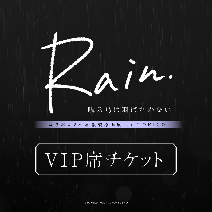 <4/13-6>「Rain」VIP席チケット