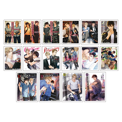 [申込期間：2025年6月30日迄]ミニ書影ステッカー16枚セット〈DEADLOCKcafe〉