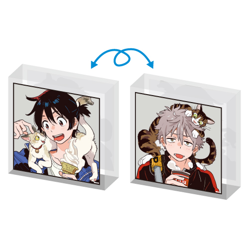 [申込期間：2026年3月22日迄] 両面アクリルブロック〈みおしゅん on the trip!〉