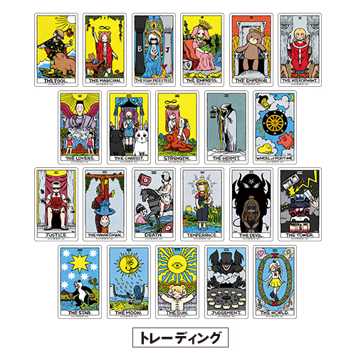 [申込期間：2025年11月16日迄]タロットカードステッカー：トレーディング全22種〈BMC2周年記念〉