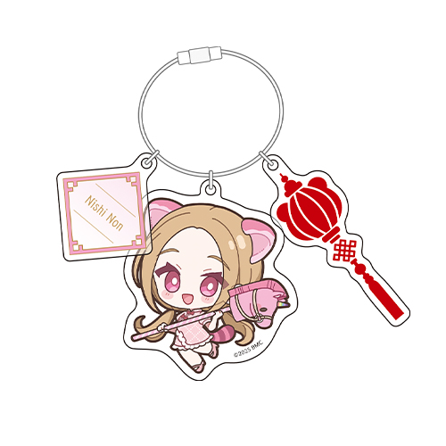 [申込期間：2025年12月21日迄]3連アクリルキーホルダー／にしのん〈BMC横浜街歩き〉