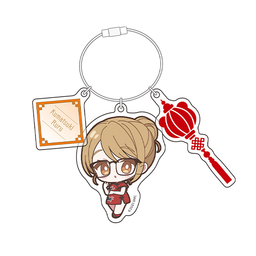 [申込期間：2025年12月21日迄]3連アクリルキーホルダー／空舞月るる〈BMC横浜街歩き〉