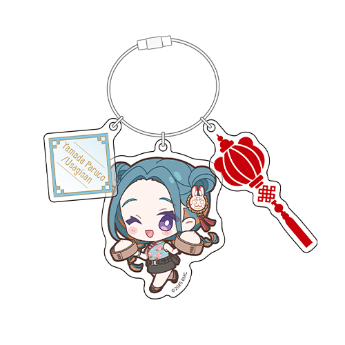 [申込期間：2025年12月21日迄]3連アクリルキーホルダー／山田パル子・うさぎさん〈BMC横浜街歩き〉