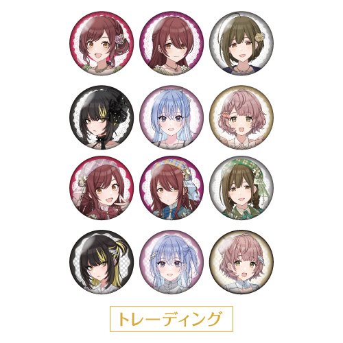 [申込期間：2025年9月30日迄]トレーディング44mm缶バッジ（全12種）〈でらます×アイドルマスター シャイニーカラーズ〉