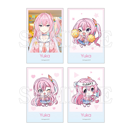 [申込期間：2025年11月30日迄]インスタントカメラ風カードセット／Yuka〈Dating Game〉