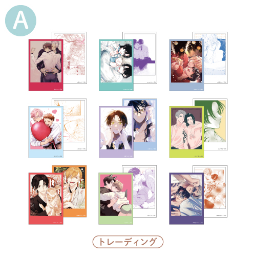 [申込期間：2025年11月9日迄]インスタトカメラ風カード2枚セットA：トレーディング全9種〈gateau展2026〉
