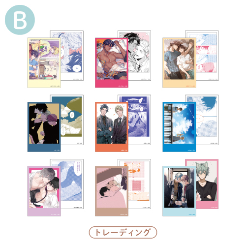 [申込期間：2025年11月9日迄]インスタトカメラ風カード2枚セットB：トレーディング全9種〈gateau展2026〉