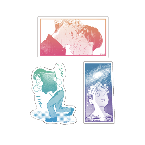 [申込期間：2025年11月9日迄]ステッカー3枚セット／吾瀬わぎもこ〈gateau展2026〉