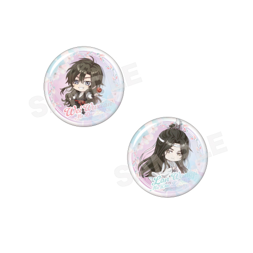 [申込期間：2025年5月11日迄]ホログラム缶バッジセット〈漫画「魔道祖師」～桜茶館～〉