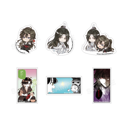 [申込期間：2025年5月11日迄]ステッカーセット〈漫画「魔道祖師」～桜茶館～〉