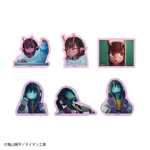 [申込期間：2026年1月12日迄]モバイルステッカーセット／チハル＆マキナ〈ミルキーサブウェイPOPUP〉