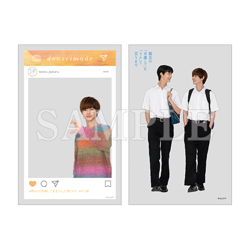 [申込期間：2026年4月5日迄]クリアカード2枚セット：B〈ドラマ＆原作「同棲まで」 ポップアップ〉