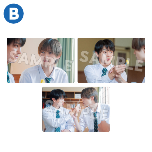 [申込期間：2026年1月6日迄]見つめあいカード3枚セット／B〈修学旅行 ポップアップ〉